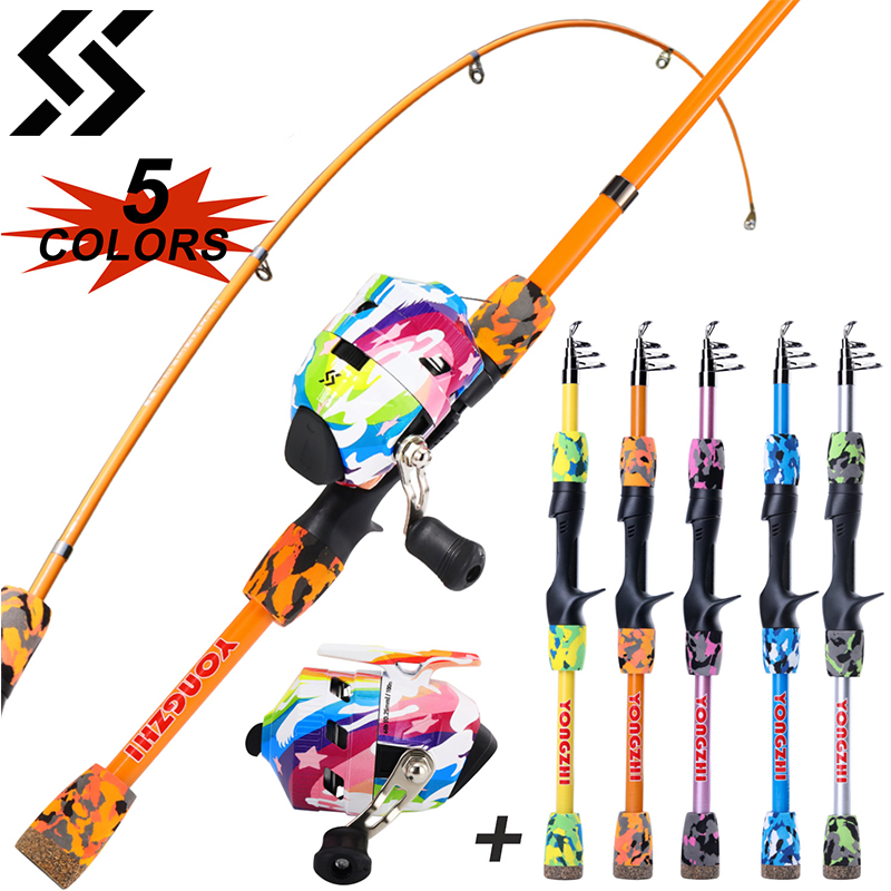 Fishing Equipment For Kids - Sougayilang-Moulinet de pêche télescopique pour enfants,