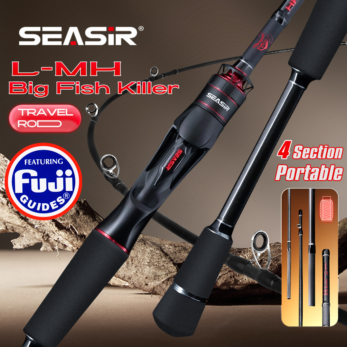 Fishing Equipment Clearance - Seasir Salminus XF M/MH canne à