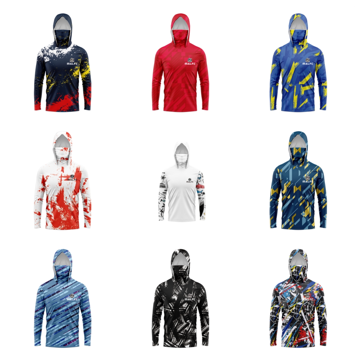 Fishing Equipment Clearance - MALFC hommes capuche chemise de pêche