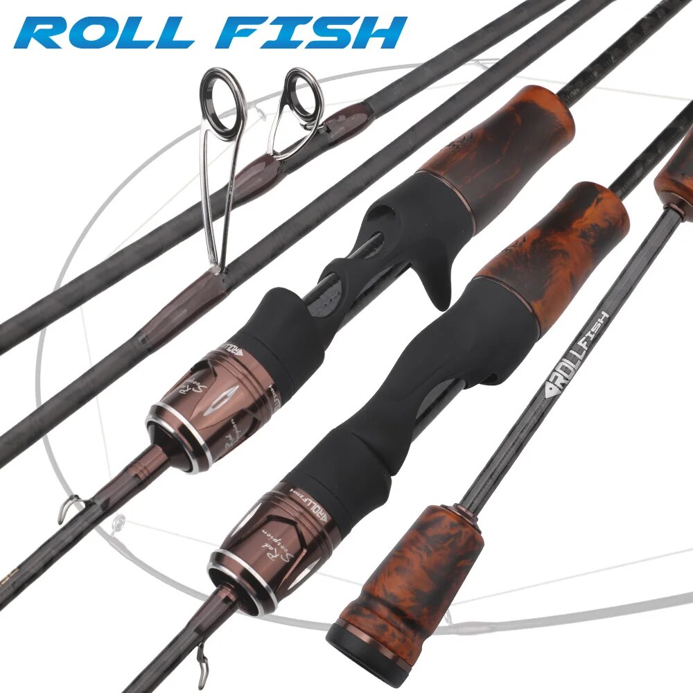 Fishing Equipment Brands - ROLLFISH-Leurre spinning UL en fibre de
