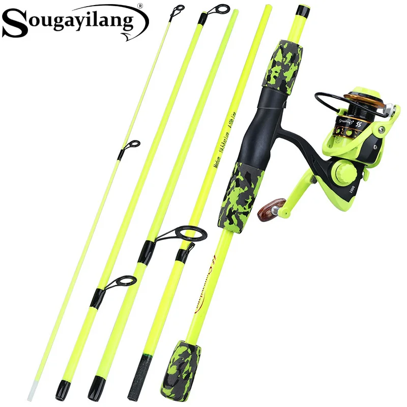 Fishing Equipment For Kids - Sougayilang Combo Canne à Pêche Portable