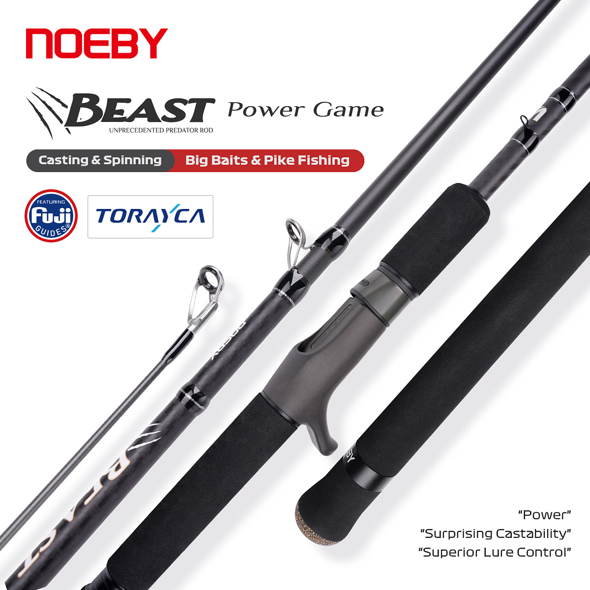 Fishing Equipment Brands - Canne à pêche NOEBY Beast Power