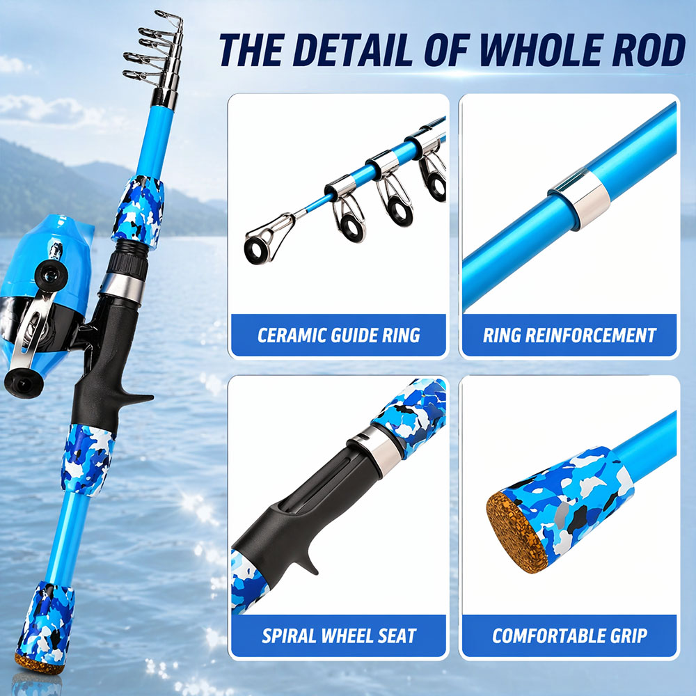 Ensemble de cannes à pêche pou - Fishing Equipment For Kids avis et prix