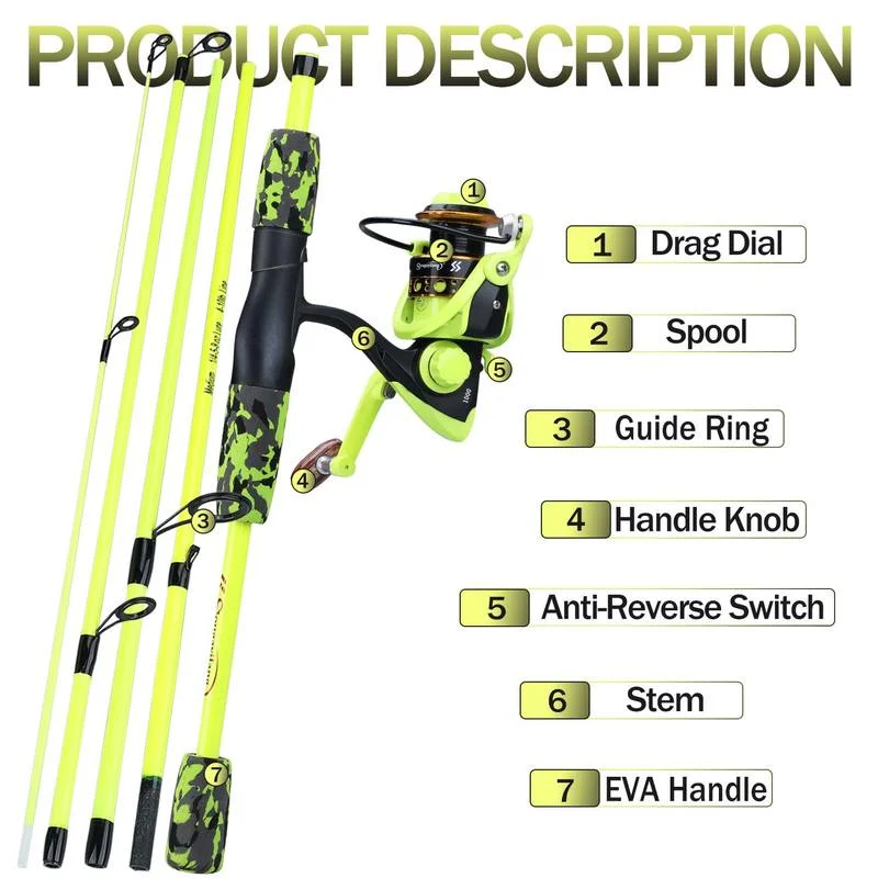 Sougayilang Combo Canne à Pêch - Fishing Equipment For Kids avis et prix
