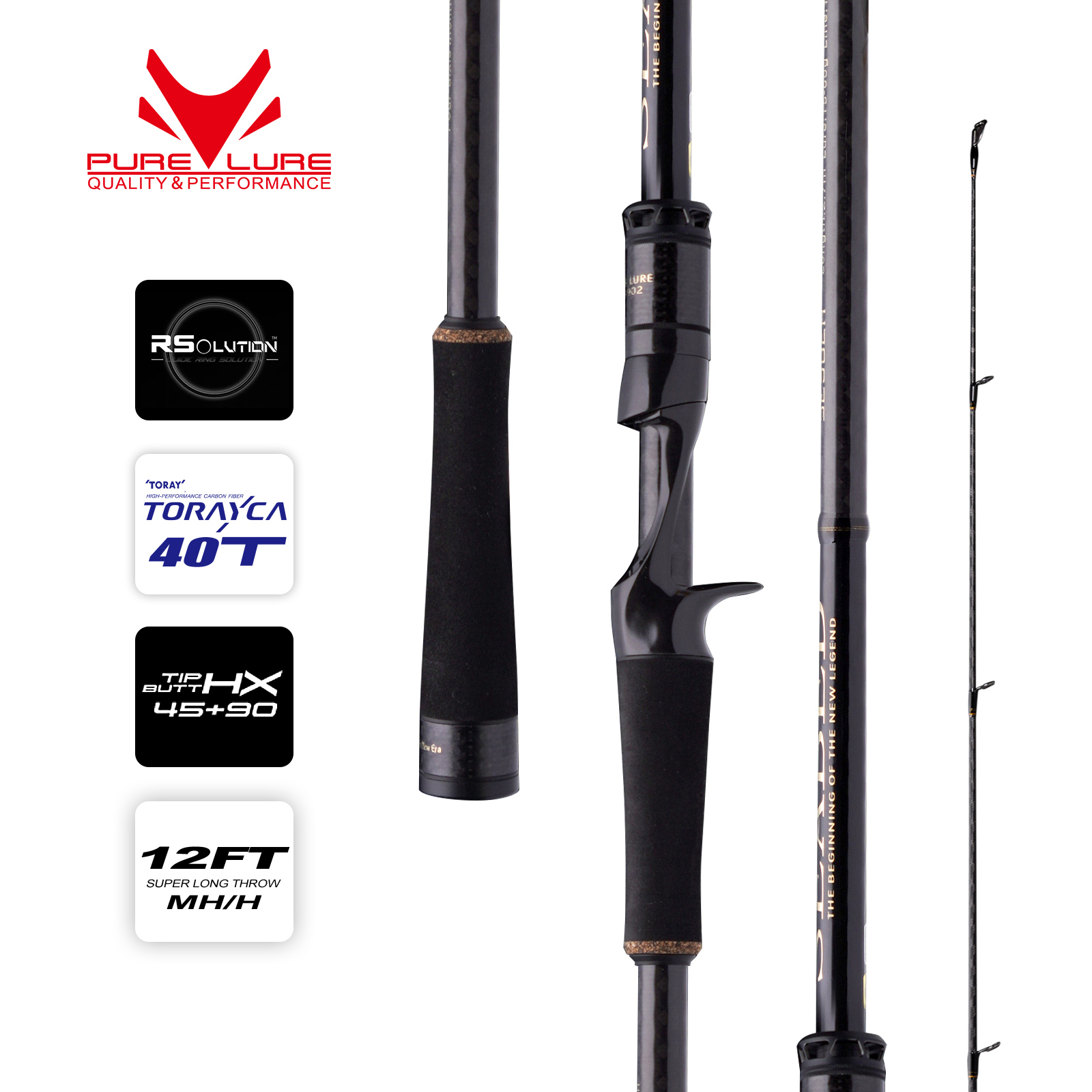 PURELURE SEABED 12FT 3.0m 3.3m - Fishing Equipment Brands avis et prix