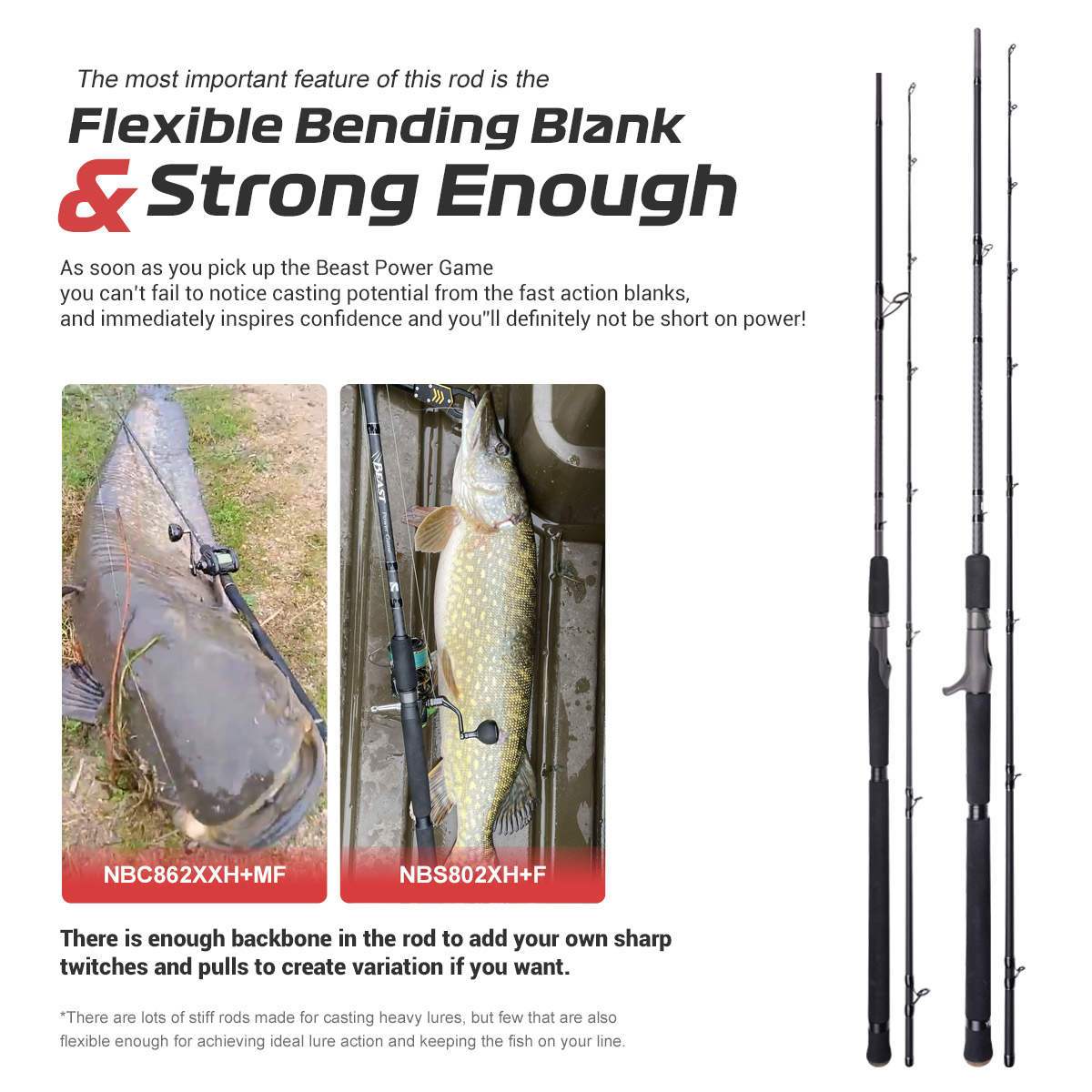 Canne à pêche NOEBY Beast Powe - Fishing Equipment Brands avis et prix