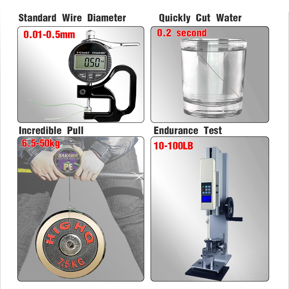 BAKAWA 4 brins tressé PE ligne - Fishing Equipment Clearance avis et prix