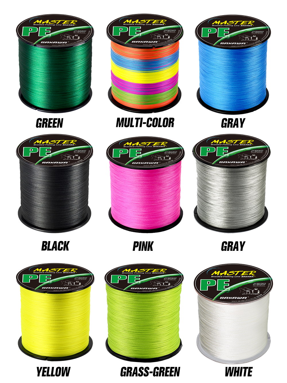 BAKAWA 4 brins tressé PE ligne - Fishing Equipment Clearance avis et prix